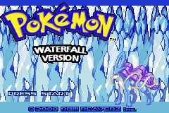 Pokemon Waterfall (beta) Title Screen